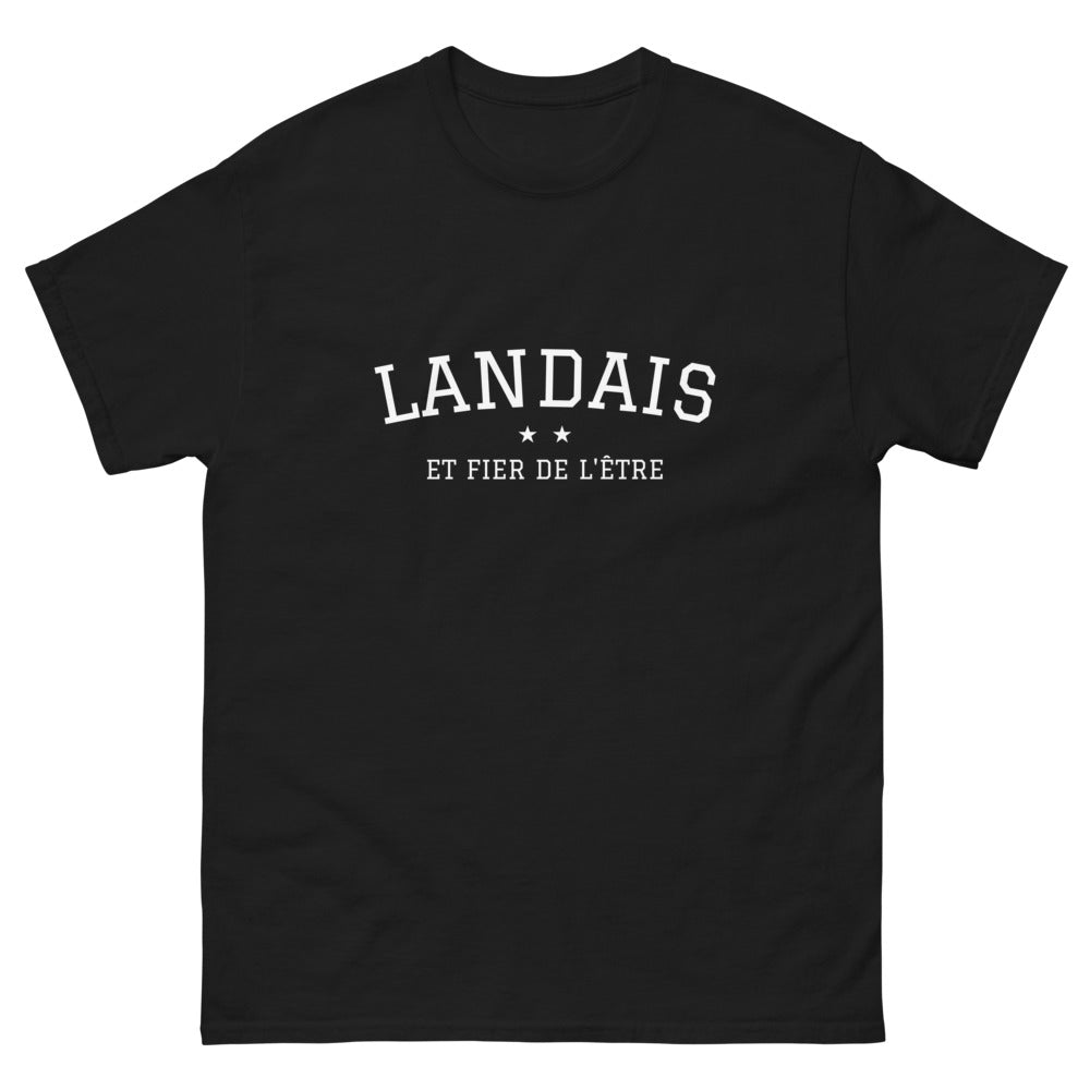 ET FIER DE L'ÊTRE Landais - T-shirt noir