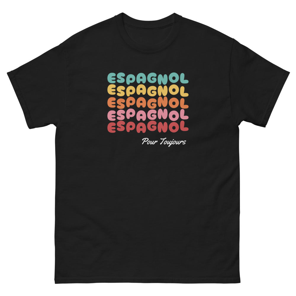Pour Toujours Espagnol - T-shirt noir