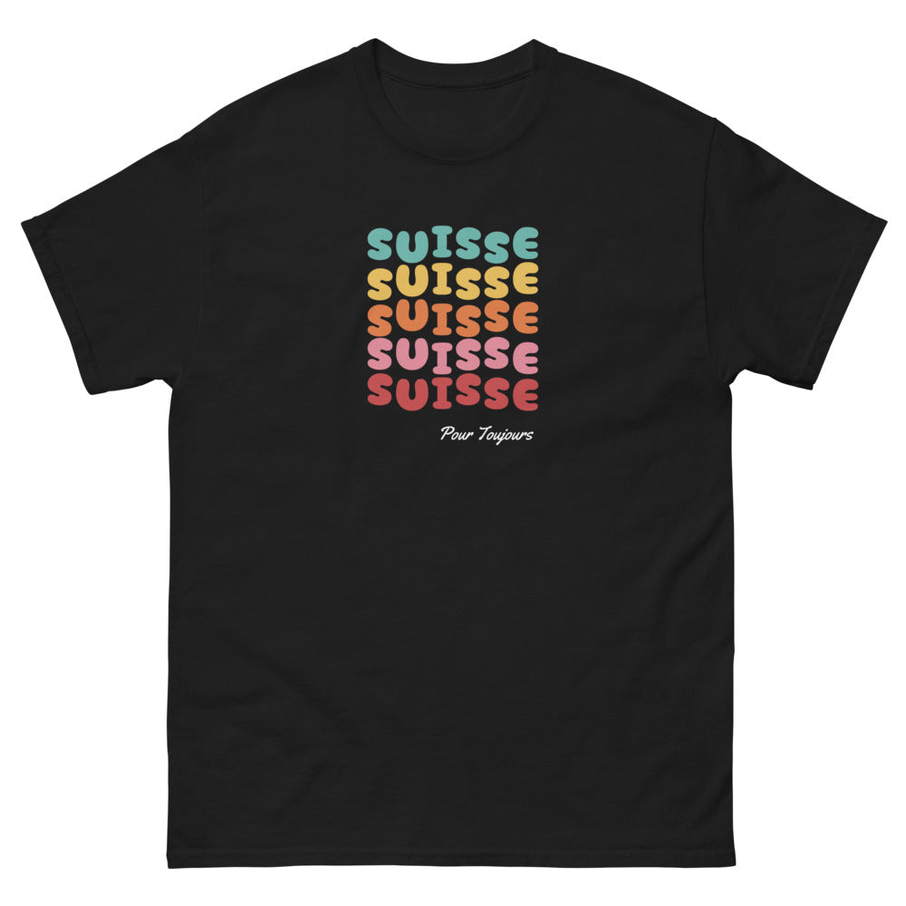 Pour Toujours Suisse - T-shirt noir