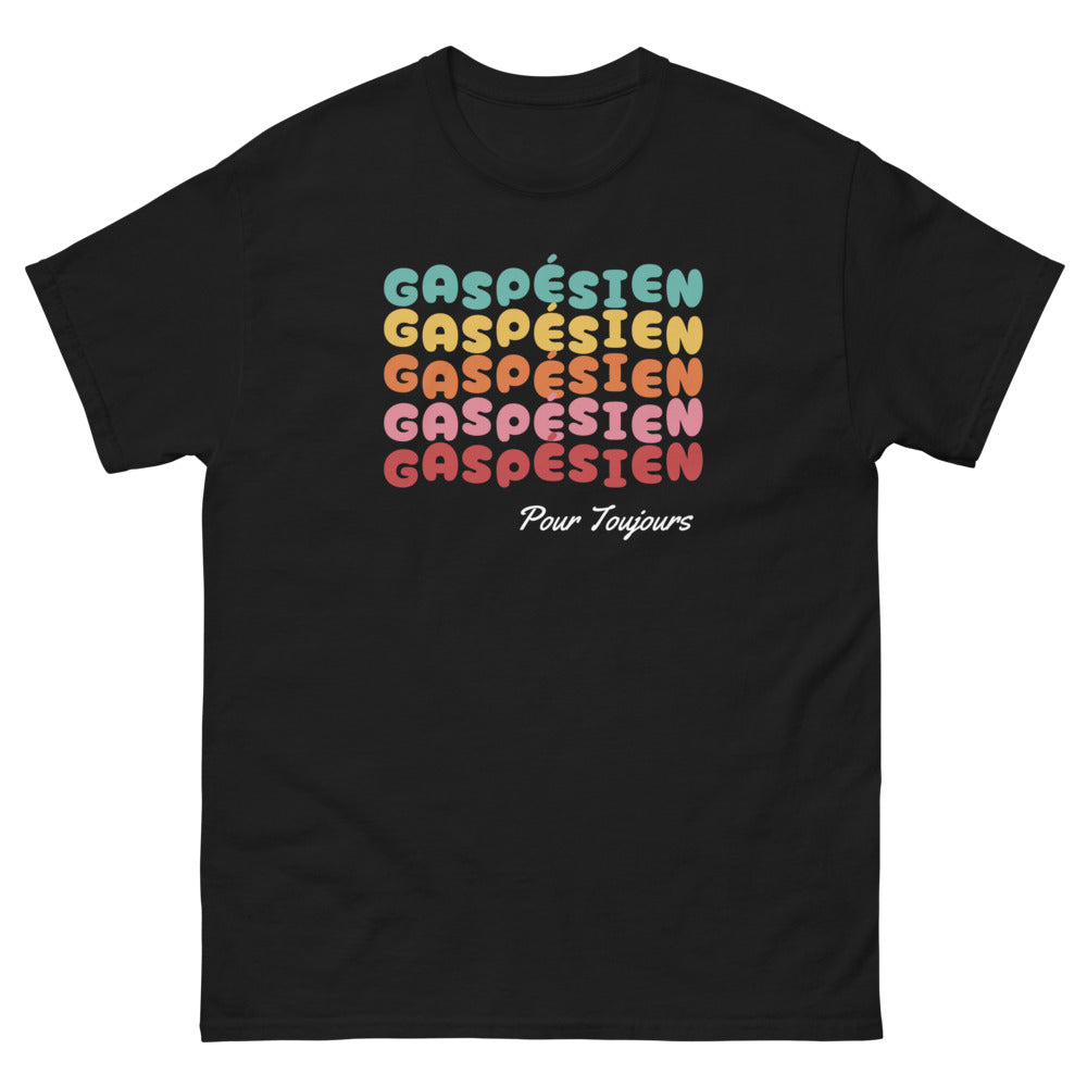 Pour Toujours Gaspésien - T-shirt noir