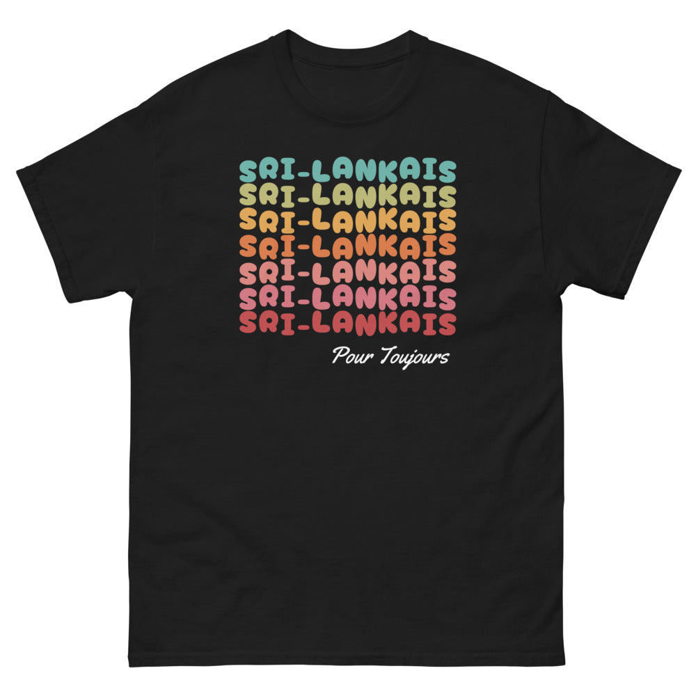 Pour Toujours Sri-lankais - T-shirt noir