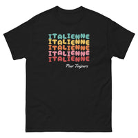 Thumbnail for Pour Toujours Italienne - T-shirt noir femme