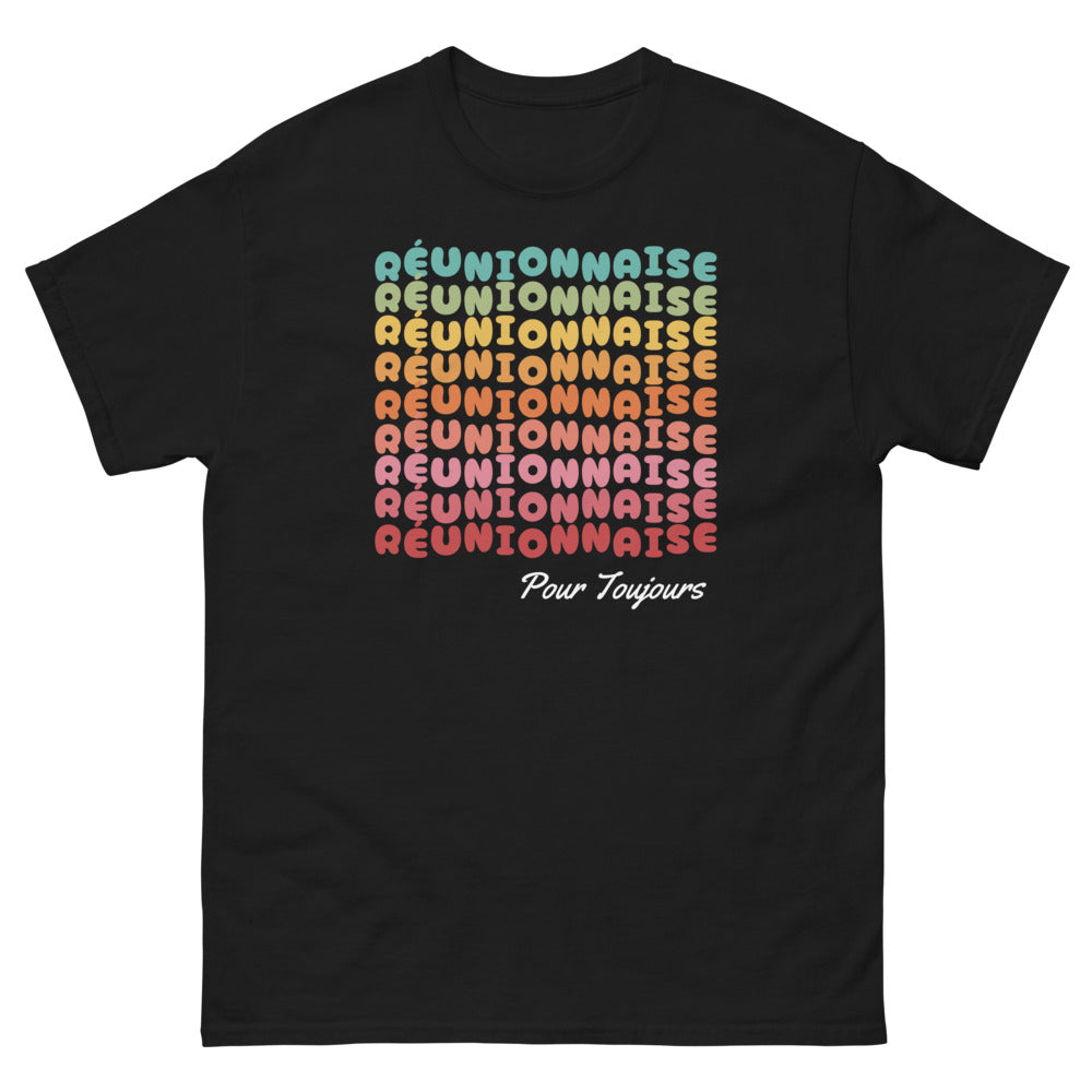 Pour Toujours Réunionnaise - T-shirt noir femme