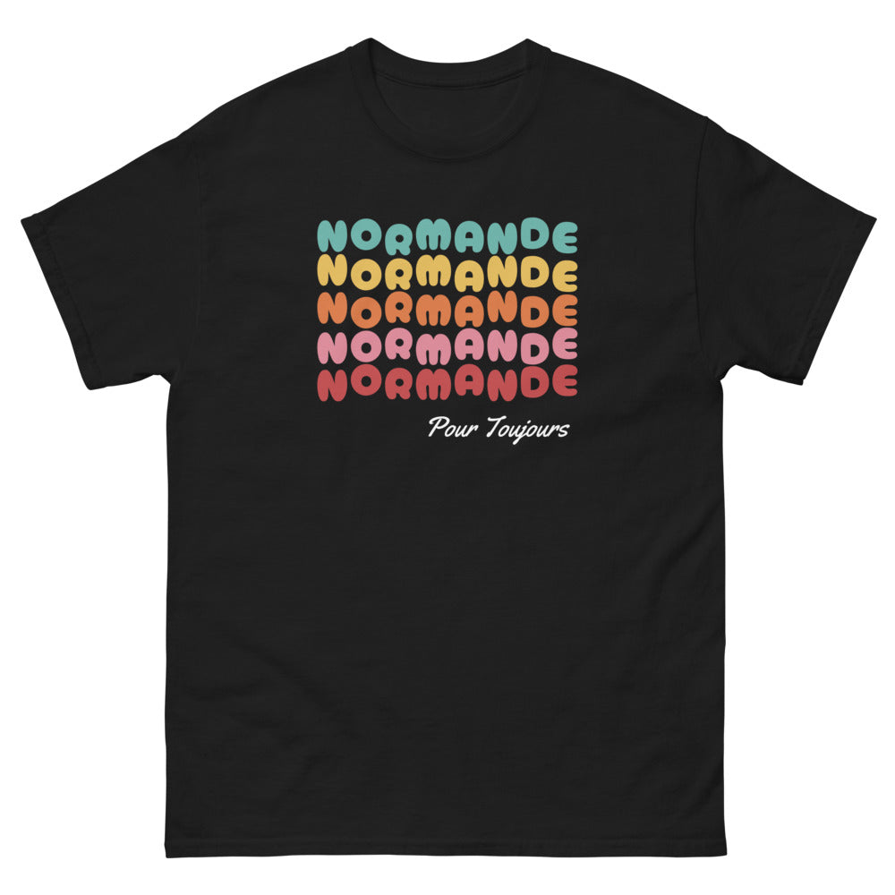 Pour Toujours Normande - T-shirt noir femme