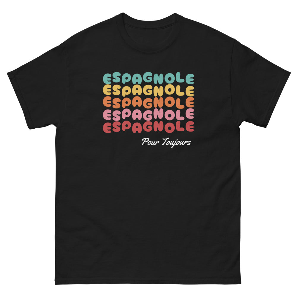 Pour Toujours Espagnole - T-shirt noir femme