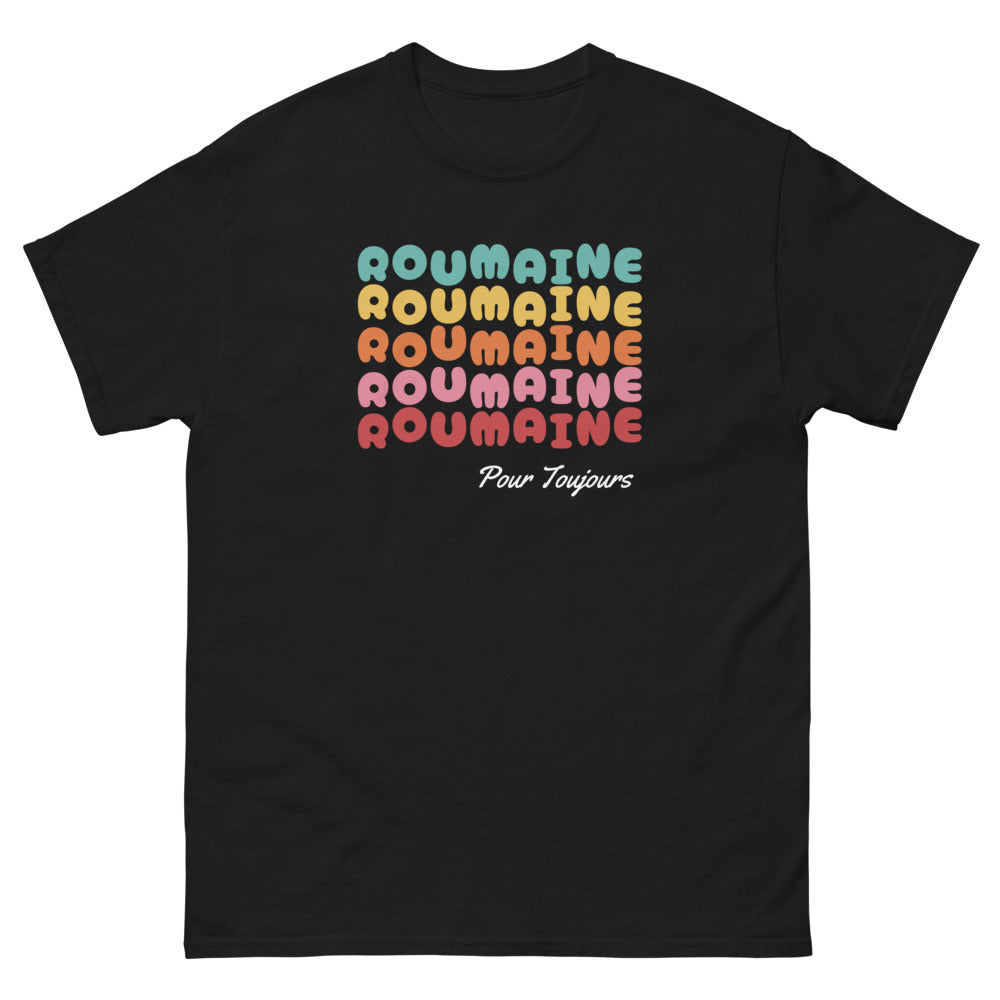 Pour Toujours Roumaine - T-shirt noir femme