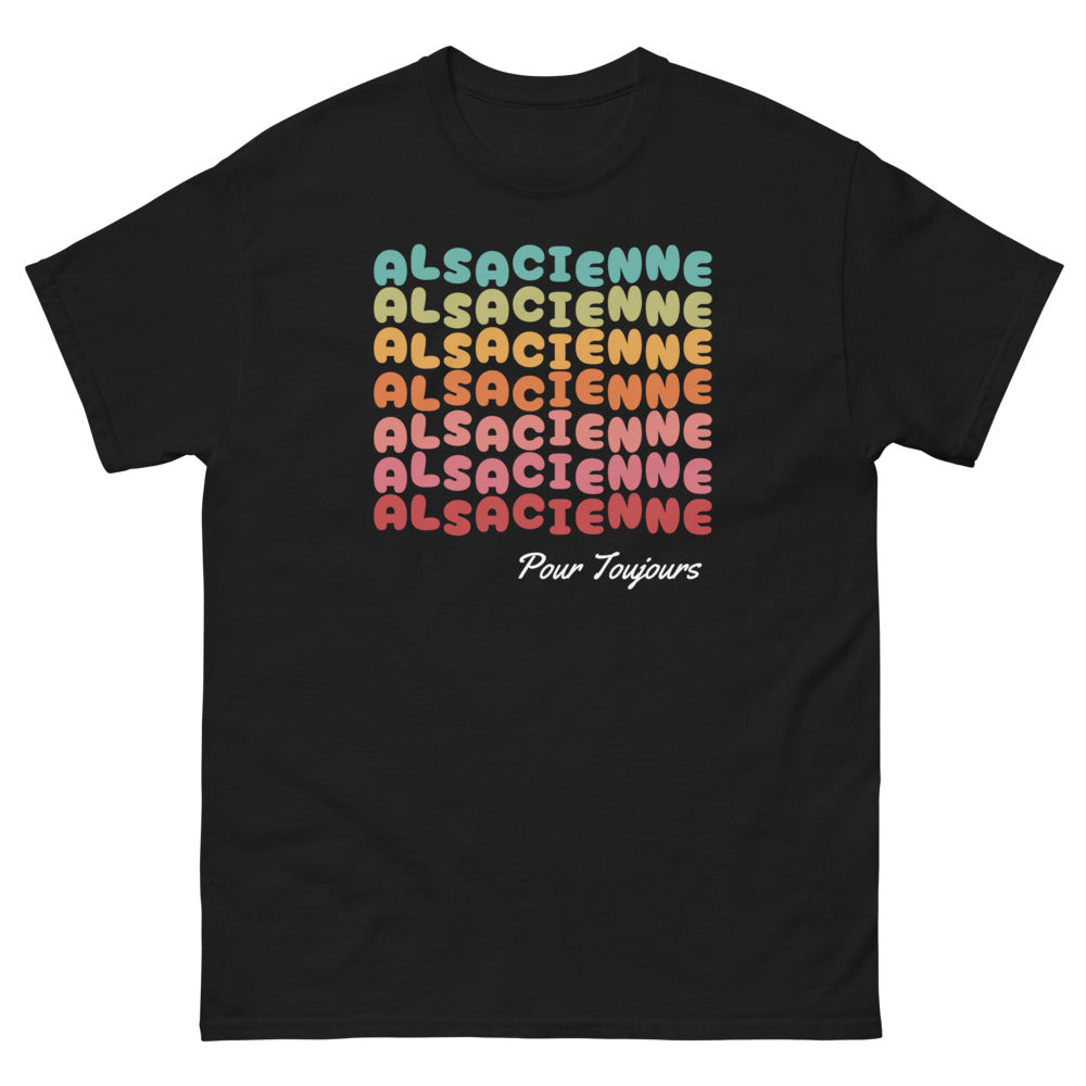 Pour Toujours Alsacienne - T-shirt noir femme