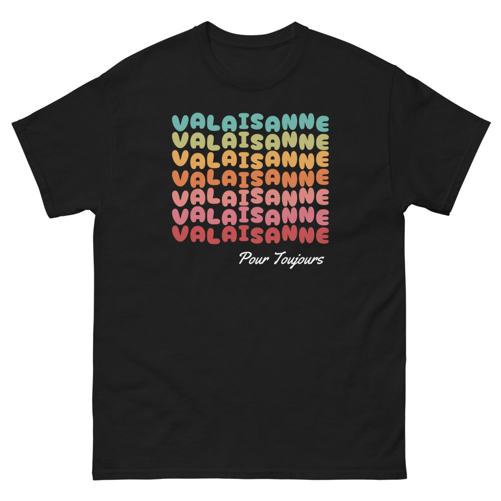 Pour Toujours Valaisanne - T-shirt noir femme