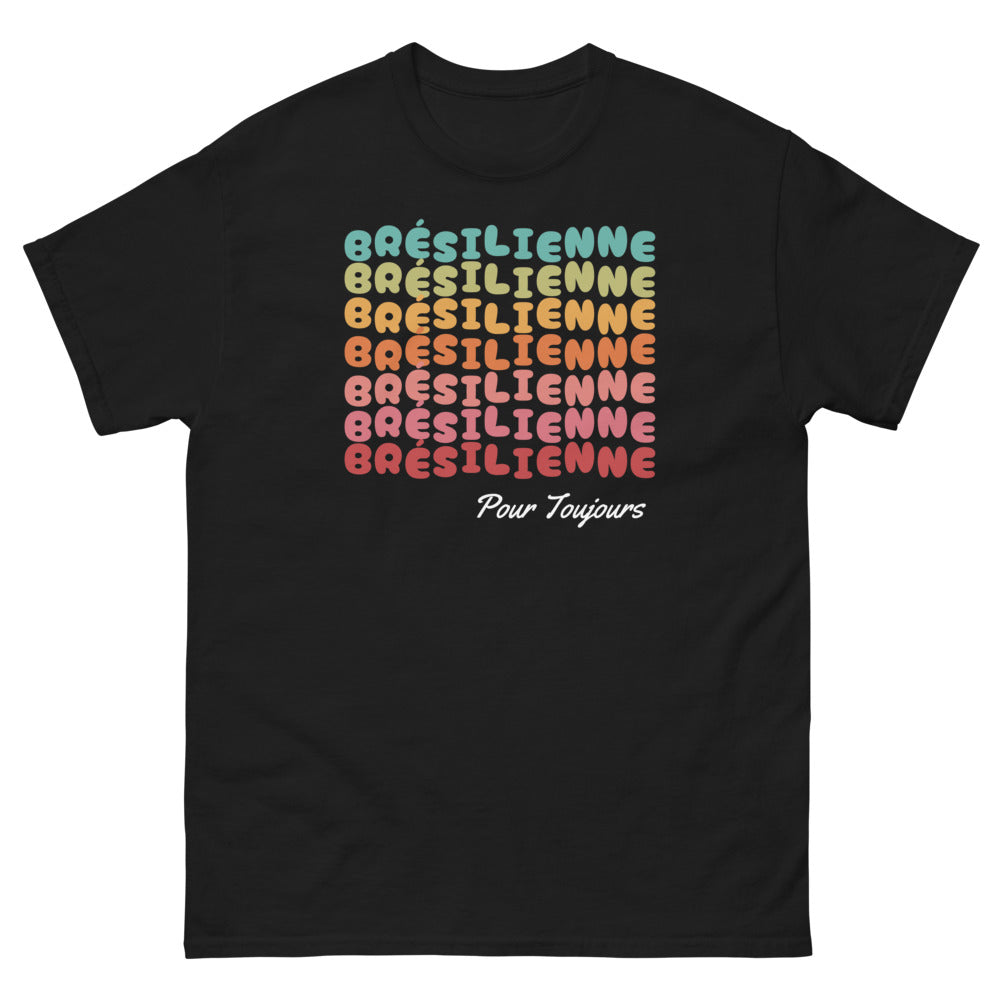Pour Toujours Brésilienne - T-shirt noir femme