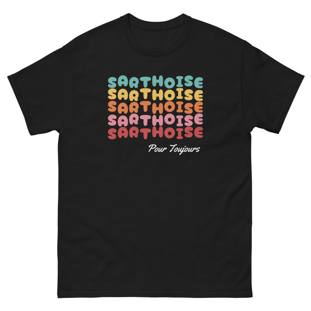 Pour Toujours Sarthoise - T-shirt noir femme