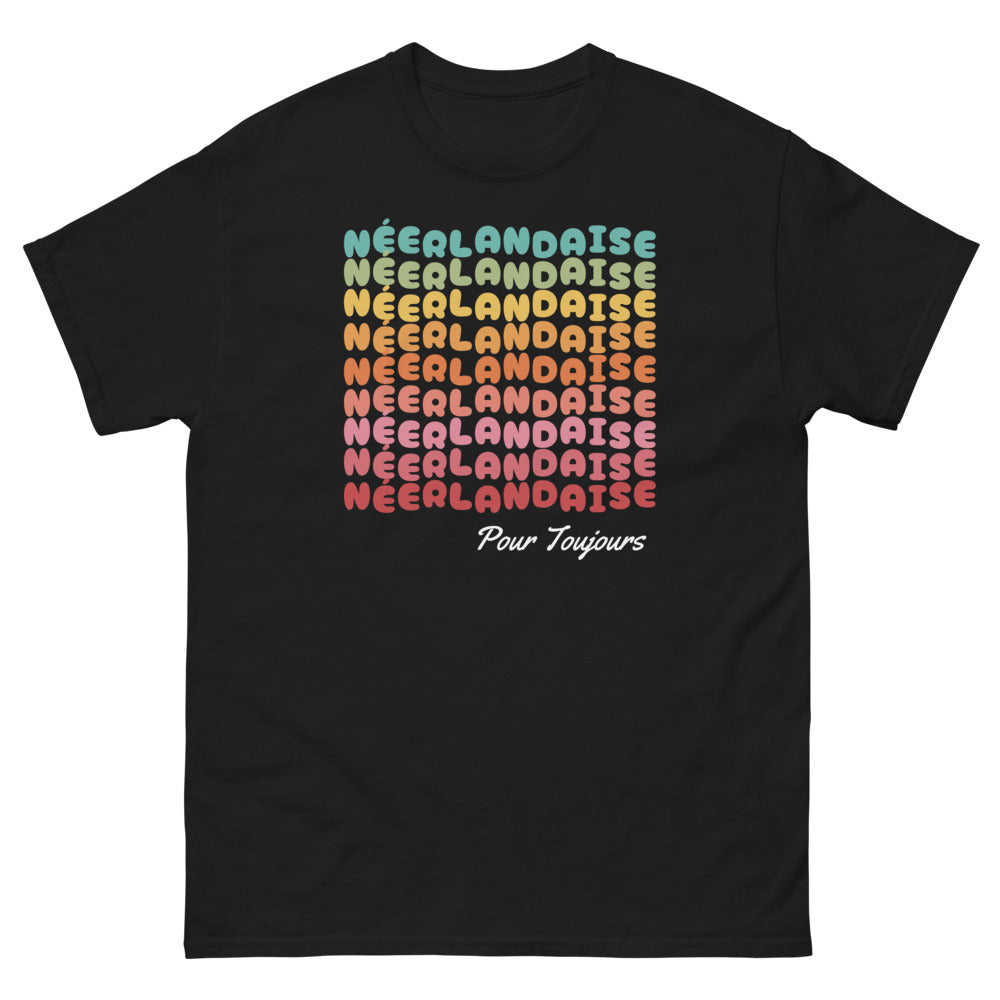Pour Toujours Néerlandaise - T-shirt noir femme
