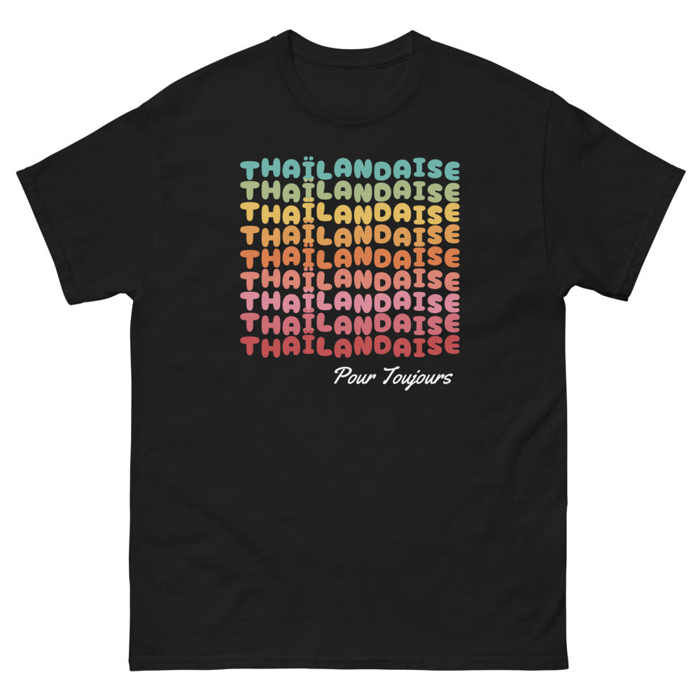 Pour Toujours Thaïlandaise - T-shirt noir femme