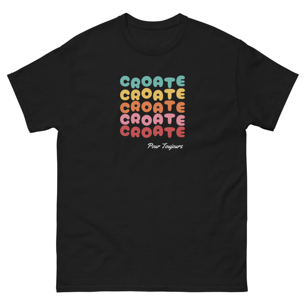 Pour Toujours Croate - T-shirt noir femme