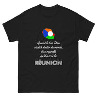 Thumbnail for Quand le bon Dieu doute, il se rappelle la Réunion - T-shirt noir