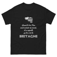 Thumbnail for Quand le bon Dieu doute, il se rappelle la Bretagne - T-shirt noir