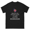 Quand le bon Dieu doute, il se rappelle la Bourgogne - T-shirt noir