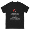Quand le bon Dieu doute, il se rappelle la Guadeloupe - T-shirt noir