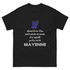 Quand le bon Dieu doute, il se rappelle la Mayenne - T-shirt noir