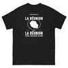 T-shirt Je ne vis pas à la Réunion mais la Réunion vivra toujours en moi - T-shirt noir