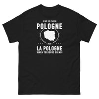 Thumbnail for T-shirt Je ne vis pas en Pologne mais la Pologne vivra toujours en moi - T-shirt noir