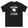T-shirt Je ne vis pas en Pologne mais la Pologne vivra toujours en moi - T-shirt noir