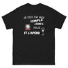 Je suis un mec simple, j'aime l'Italie et l'apéro - T-shirt noir