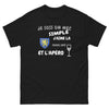 Je suis un mec simple, j'aime la Franche-Comté et l'apéro - T-shirt noir