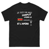 Je suis un mec simple, j'aime la Guadeloupe et l'apéro - T-shirt noir