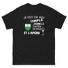 Je suis un mec simple, j'aime le Canton de Vaud et l'apéro - T-shirt noir
