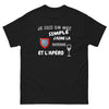 Je suis un mec simple, j'aime la Mayenne et l'apéro - T-shirt noir