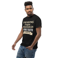 Thumbnail for T-shirt personnalisé bleu marine - Je ne suis pas parfait !
