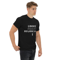 Thumbnail for T-shirt Bretagne bleu marine - Liberté Égalité Beurre Salé