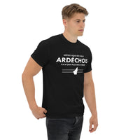 Thumbnail for T-shirt Ardèche bleu marine - Méfiez-vous des vieux Ardéchois