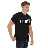 Thumbnail for T-shirt Corse noir dos - Parlez avec le cœur et l'accent