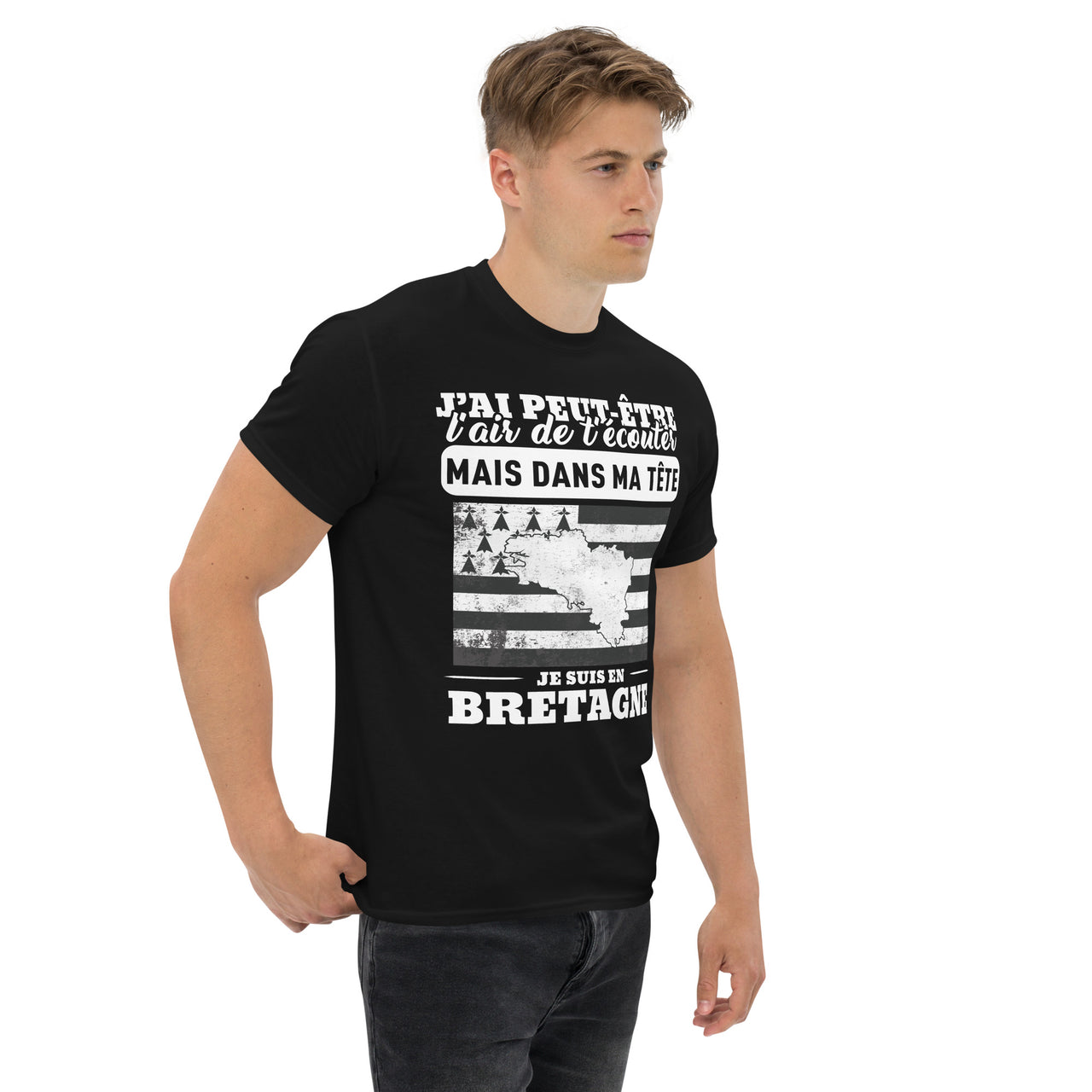 T-shirt Bretagne - Dans ma tête je suis en Bretagne