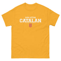 Thumbnail for T-shirt Catalan or - Fier d'être Catalan face