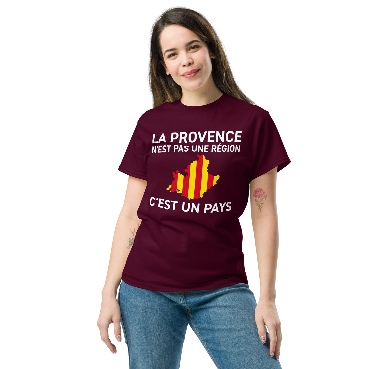 T-shirt Provence noir - La Provence n'est pas une région