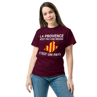 Thumbnail for T-shirt Provence noir - La Provence n'est pas une région