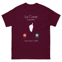 Thumbnail for T-shirt Corse bleu marine dos - La fierté de l'île