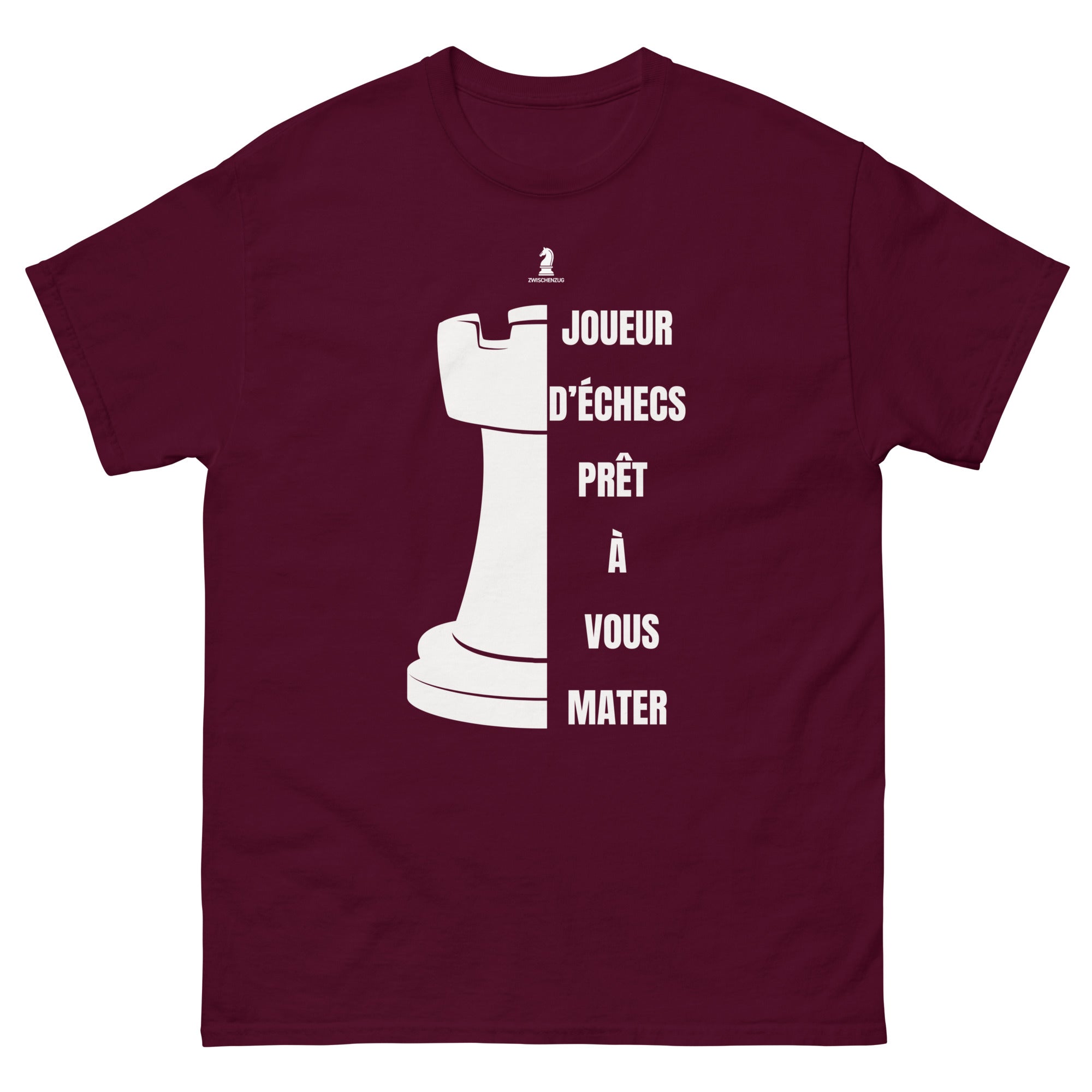 T-shirt d'échecs de Bobby Fischer T-shirt d'échecs de Bobby Fischer