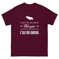 Thumbnail for T-shirt Bretagne noir dos - Je n’ai pas besoin de thérapie