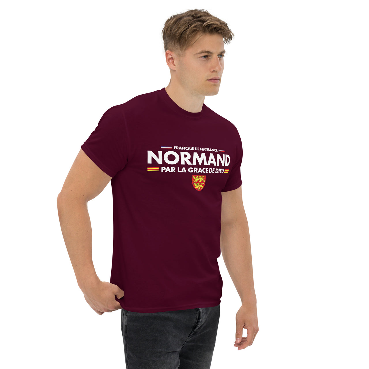 T-shirt Normand bleu marine - Français de naissance