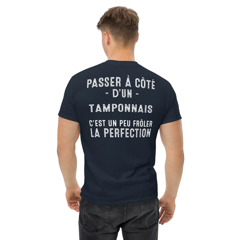 T-shirt Tamponnais marine - fierté locale