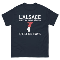 Thumbnail for T-shirt Alsace noir dos - L'Alsace n'est pas une région, c'est un pays