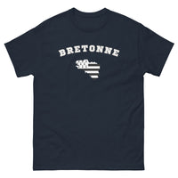 Thumbnail for T-shirt Bretagne noir dos - style universitaire