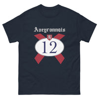 Thumbnail for T-shirt Aveyron bleu marine dos - Pastiche bière humoristique