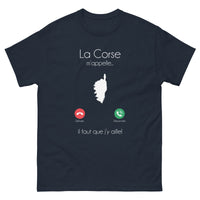 Thumbnail for T-shirt La Corse m'appelle - cadeau souvenir Corsica Corse