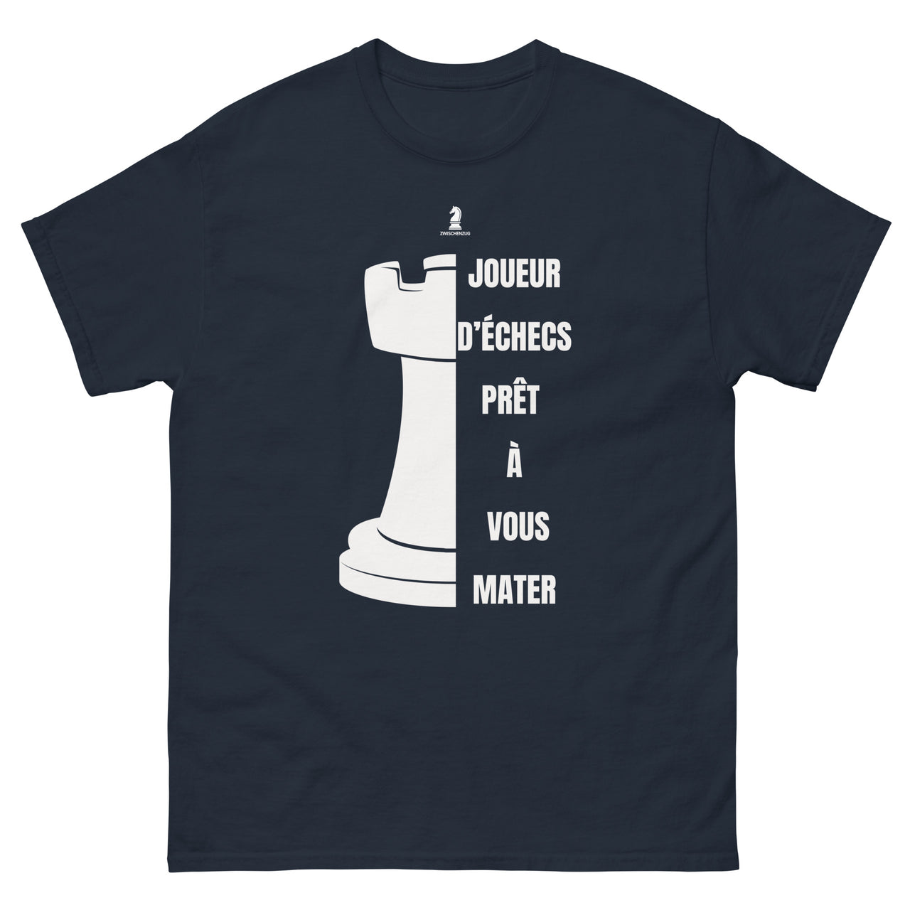Pièces d'échecs Échec mat Roi Reine Chevalier Tour T-Shirt Pièces d'échecs Échec mat Roi Reine Chevalier Tour T-Shirt