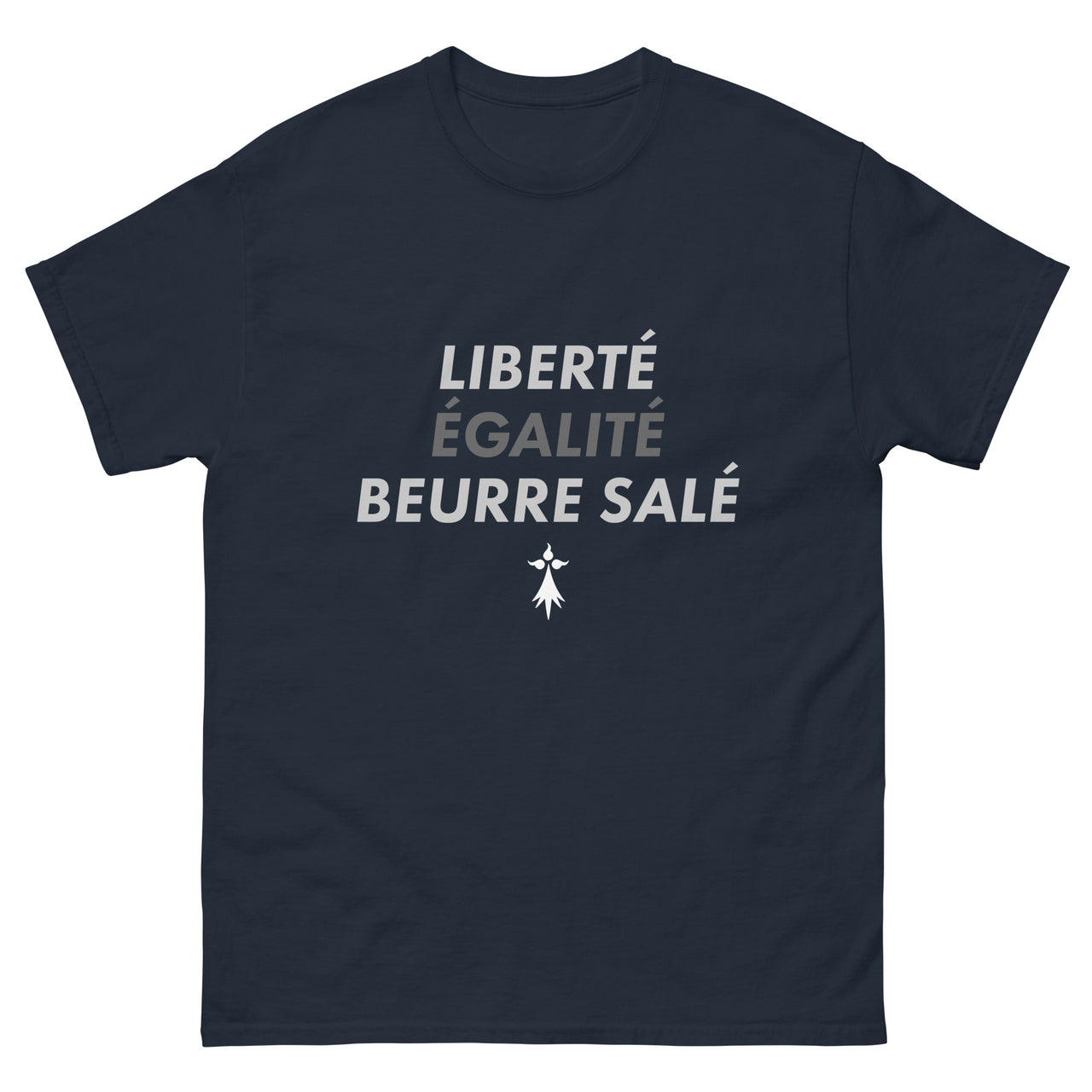 T-shirt Bretagne noir dos - Liberté Égalité Beurre Salé