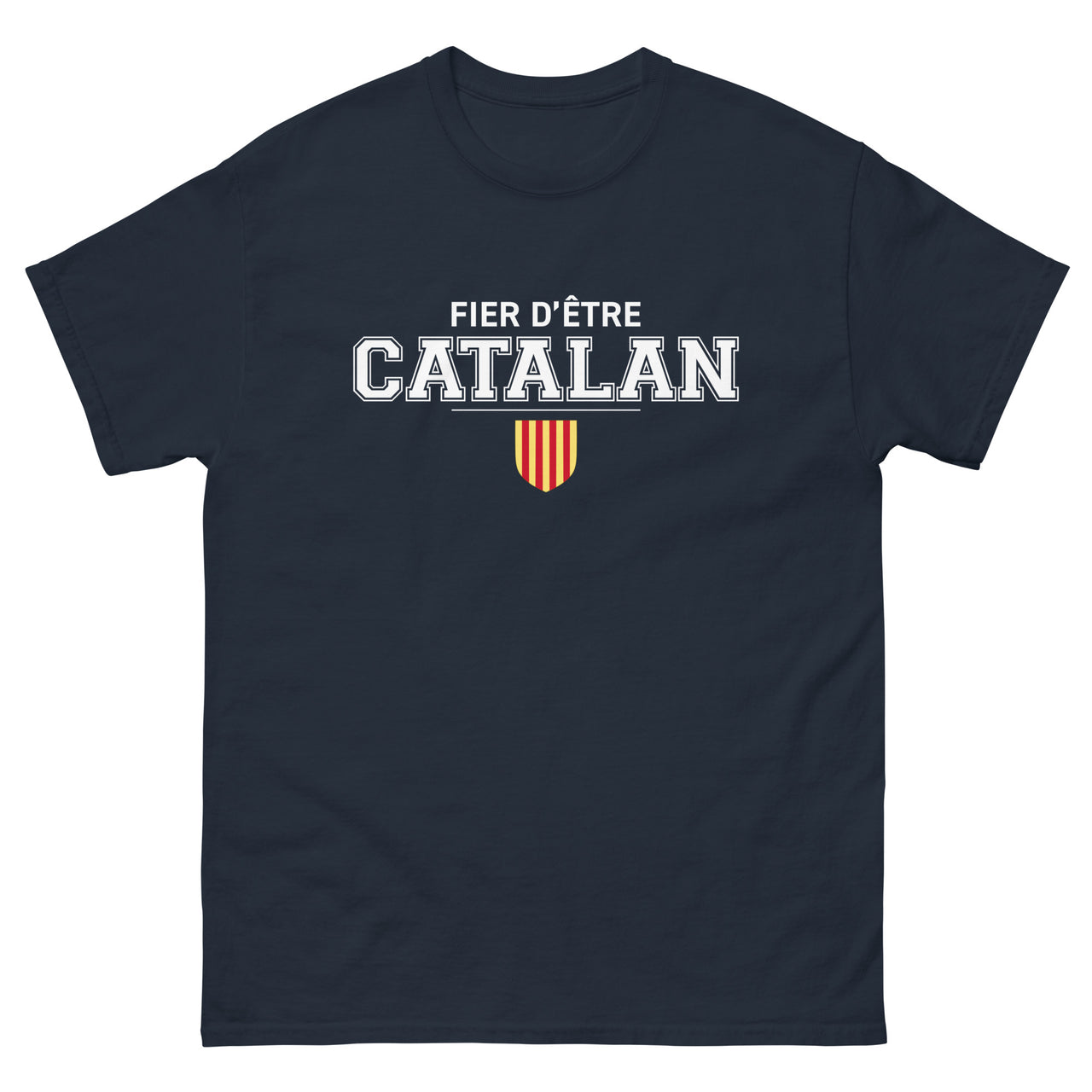 T-shirt Catalan bleu marine - Fier d'être Catalan dos